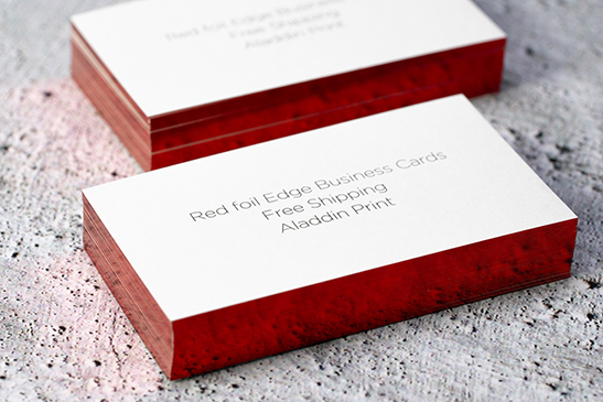 Edge Foil business cards 4 by Aladdin Print